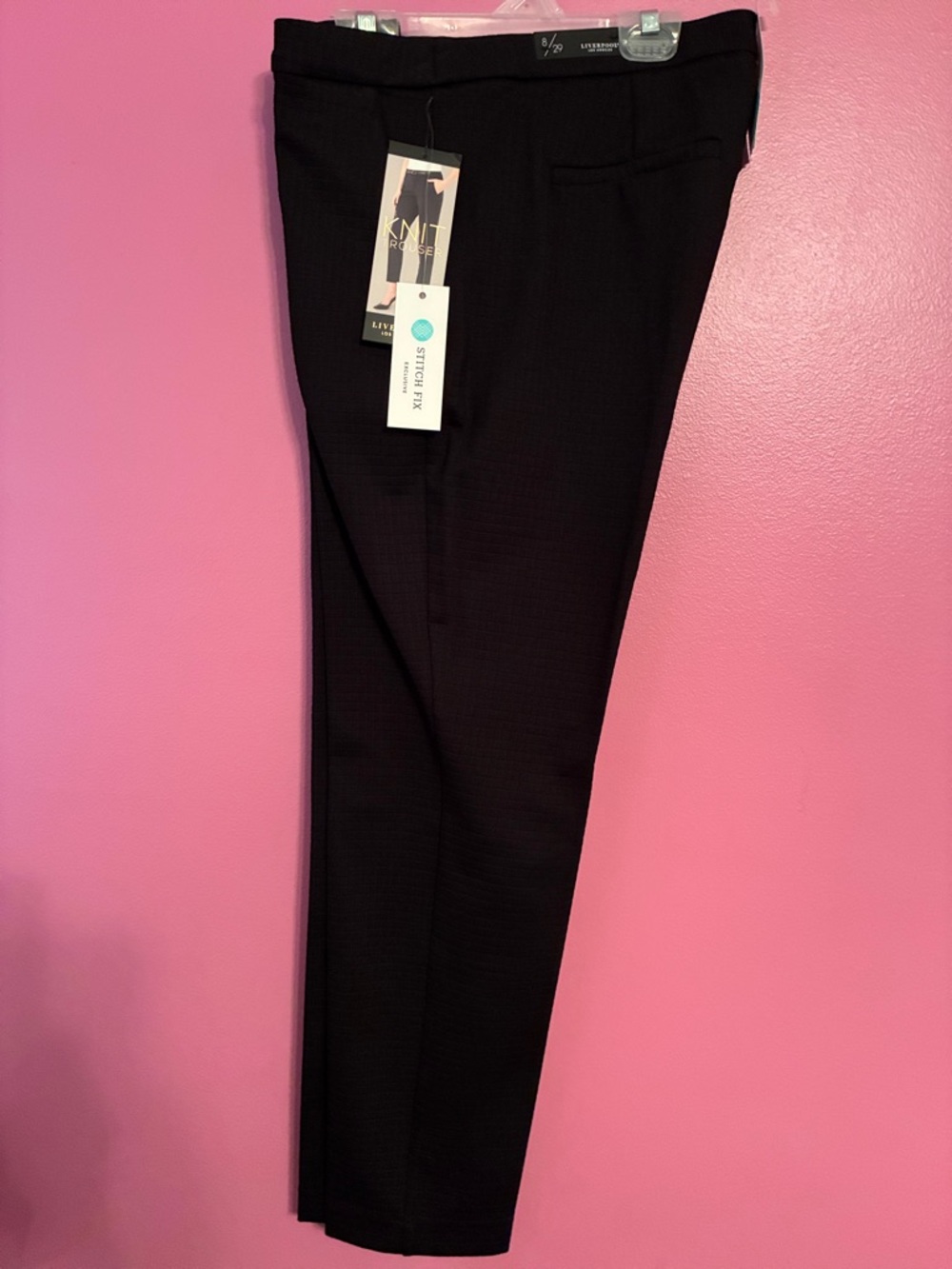 Liverpool Black Ankle Cropped Dress Pants